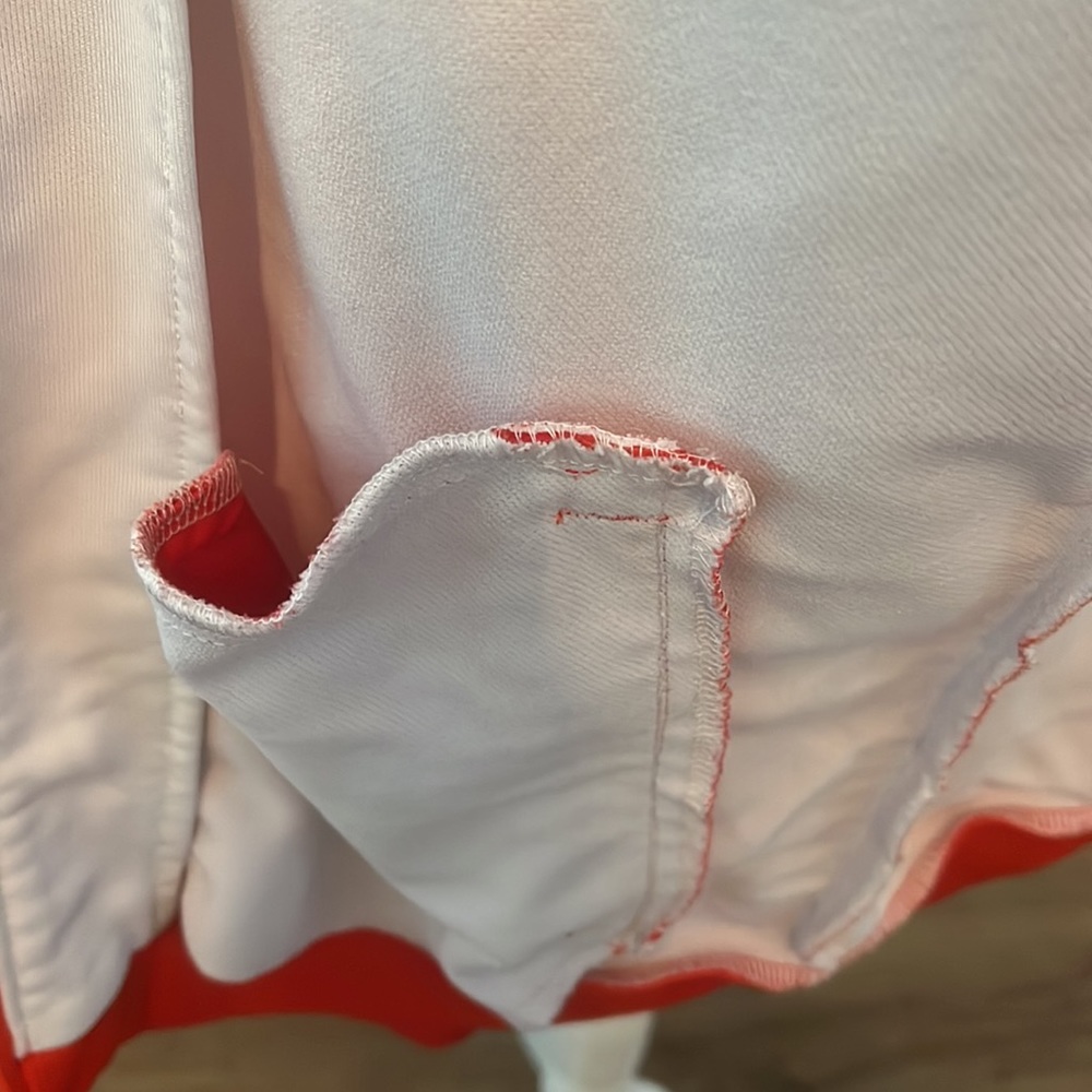 Peak Performance Red Orange Gradient Zip-Up Jacket - Picture 8 of 9